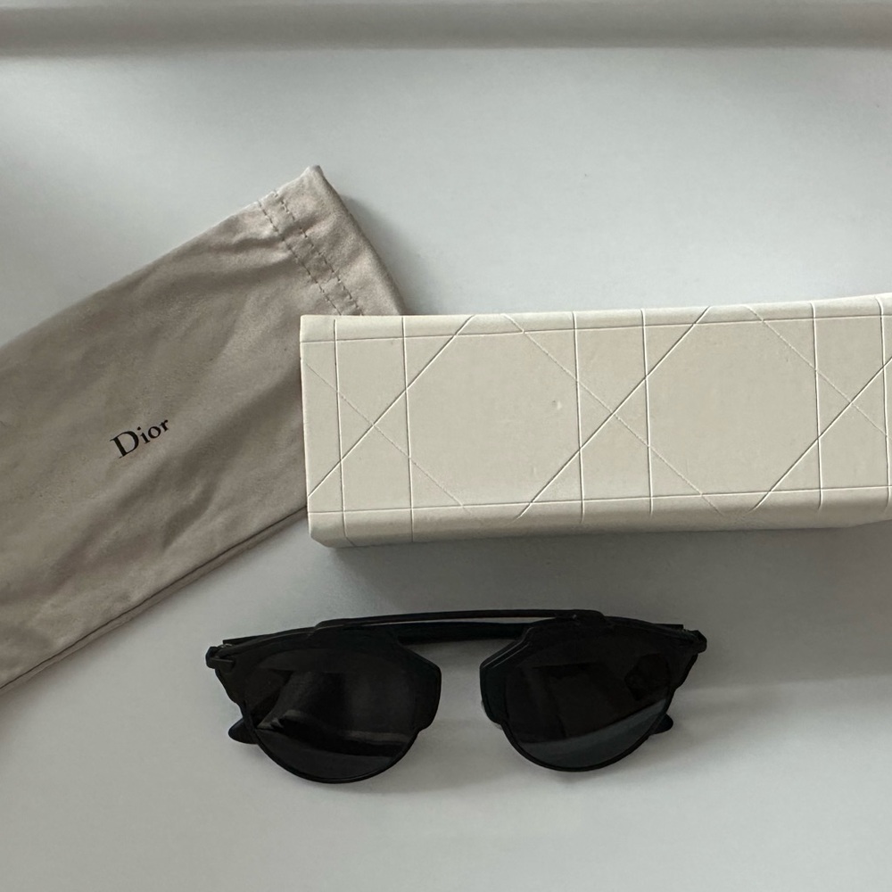Dior So Real Black aviator sunglasses - Picture 4 of 4